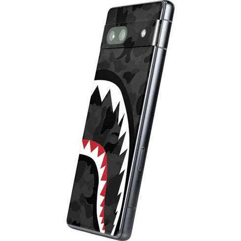 Shark Teeth Grey Street Camo Google Pixel 7a Skin